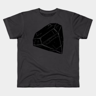 Chris Hernandez Artist - Diamond (in black) Kids T-Shirt